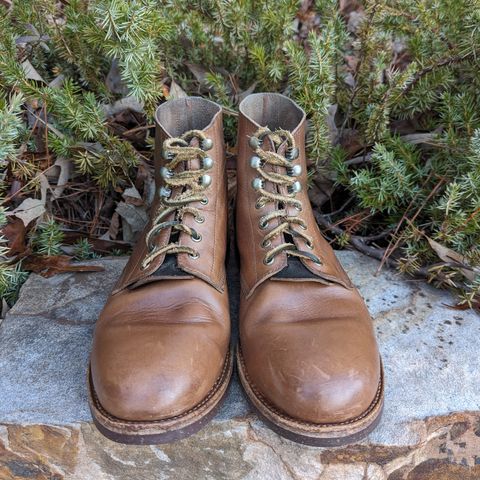 Oak Street Bootmakers Field Boot in Horween Natural Chromexcel