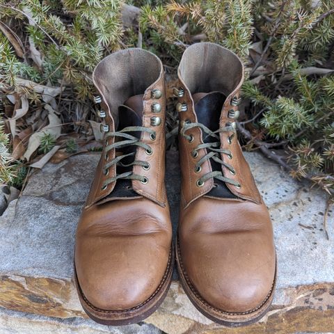 Oak Street Bootmakers Field Boot in Horween Natural Chromexcel