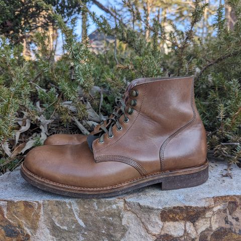 Oak Street Bootmakers Field Boot in Horween Natural Chromexcel