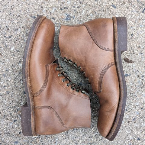 Oak Street Bootmakers Field Boot in Horween Natural Chromexcel
