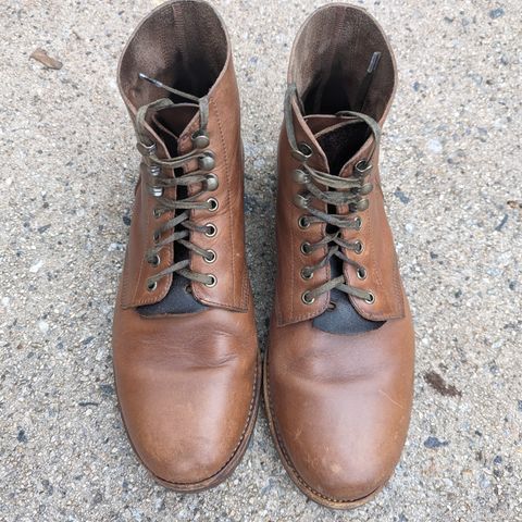 Oak Street Bootmakers Field Boot in Horween Natural Chromexcel