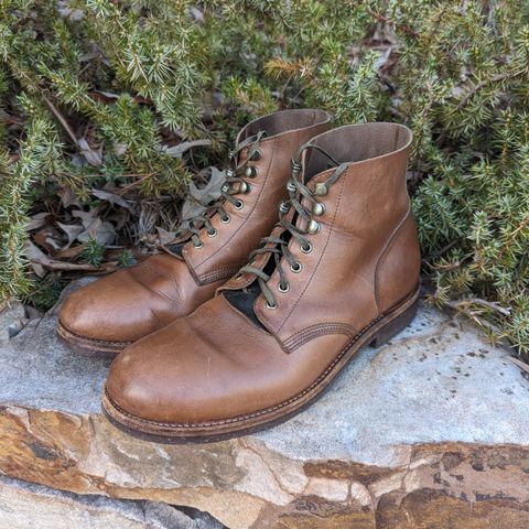 Oak Street Bootmakers Field Boot in Horween Natural Chromexcel
