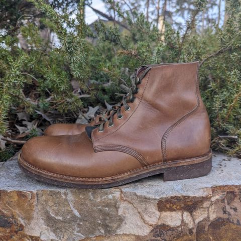 Oak Street Bootmakers Field Boot in Horween Natural Chromexcel