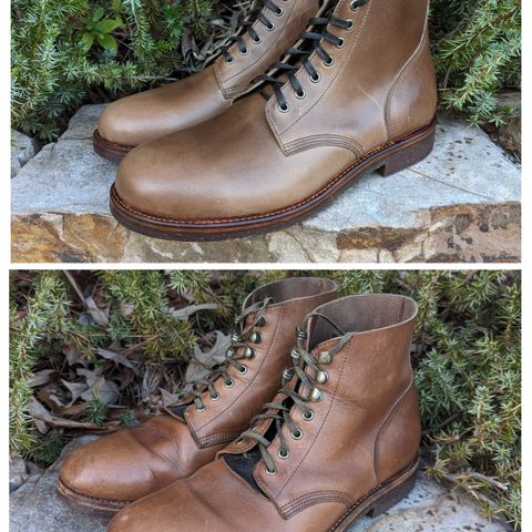 Oak Street Bootmakers Field Boot in Horween Natural Chromexcel