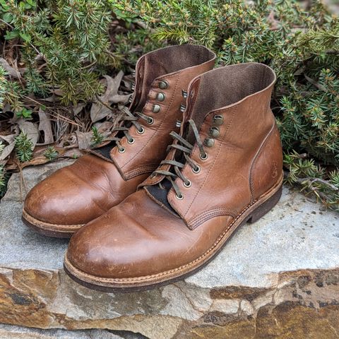 Oak Street Bootmakers Field Boot in Horween Natural Chromexcel