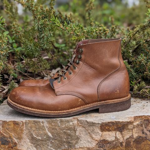 Oak Street Bootmakers Field Boot in Horween Natural Chromexcel