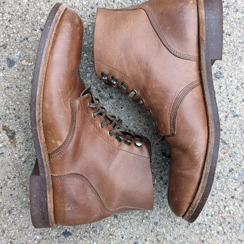 Oak Street Bootmakers Field Boot in Horween Natural Chromexcel