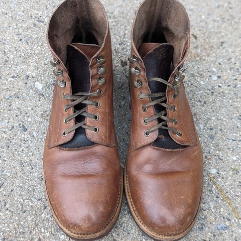 Oak Street Bootmakers Field Boot in Horween Natural Chromexcel