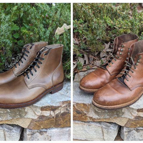 Oak Street Bootmakers Field Boot in Horween Natural Chromexcel