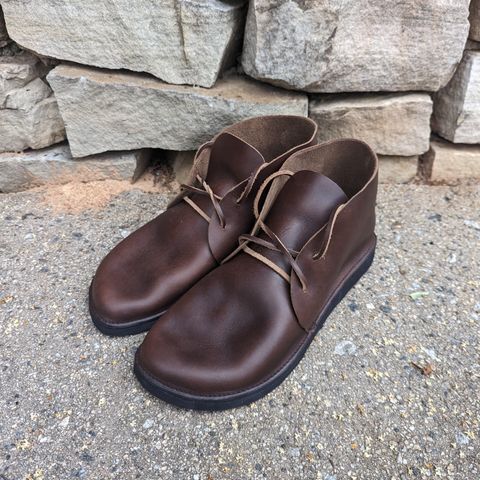 Aurora Shoe Co. North Pacific in Horween Brown Chromexcel
