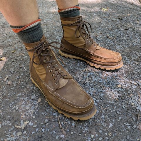 Russell Moccasin Professional Hunter in Horween Bronze Chamois