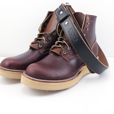 Nicks Lace Up Heritage in Horween Tan Waxed Flesh