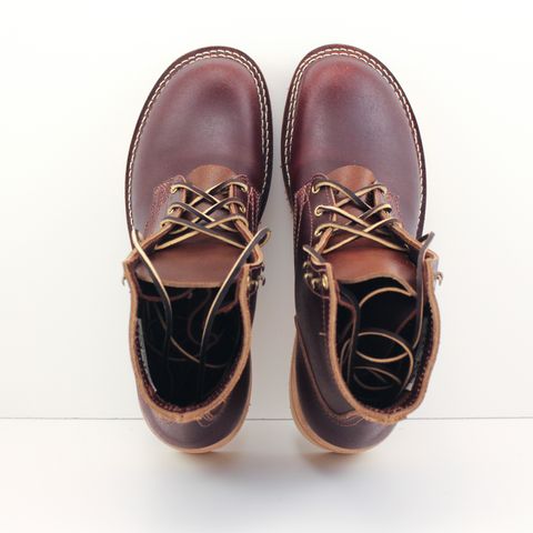 Nicks Lace Up Heritage in Horween Tan Waxed Flesh