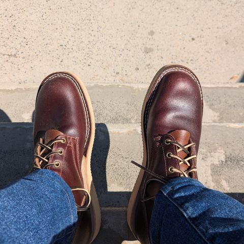 Nicks Lace Up Heritage in Horween Tan Waxed Flesh