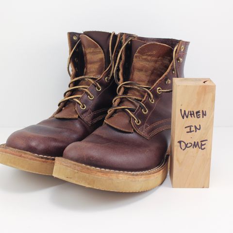 Nicks Lace Up Heritage in Horween Tan Waxed Flesh