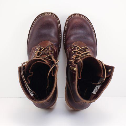 Nicks Lace Up Heritage in Horween Tan Waxed Flesh