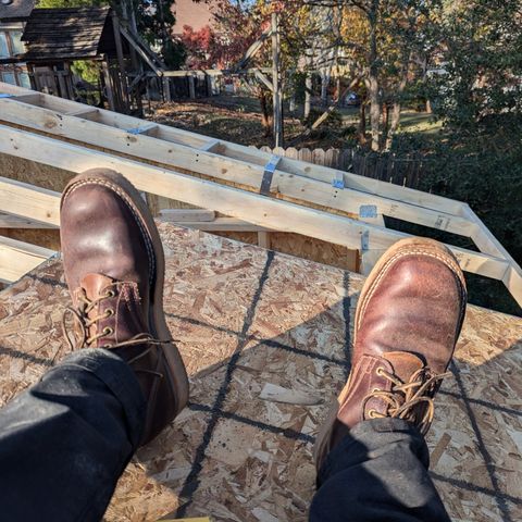 Nicks Lace Up Heritage in Horween Tan Waxed Flesh
