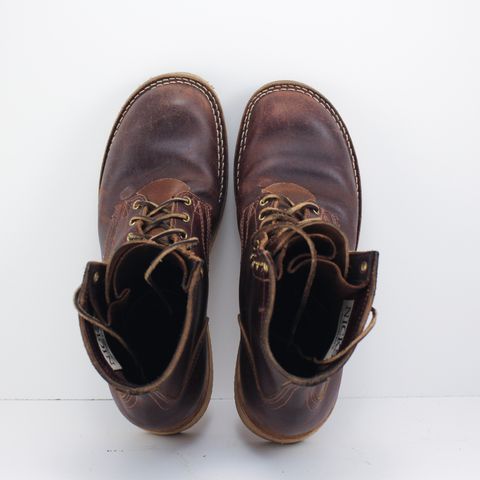 Nicks Lace Up Heritage in Horween Tan Waxed Flesh
