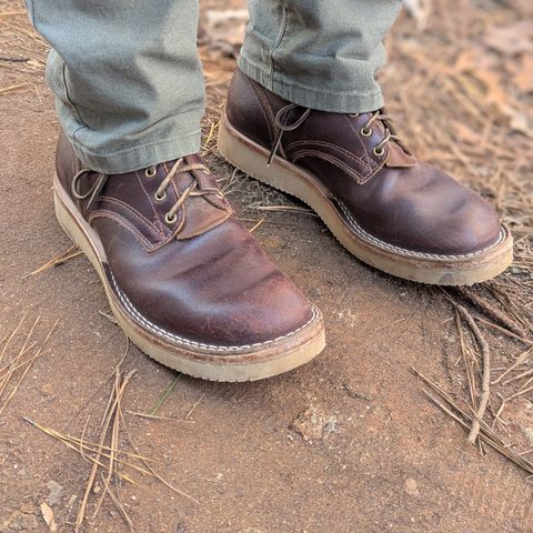 Nicks Lace Up Heritage in Horween Tan Waxed Flesh