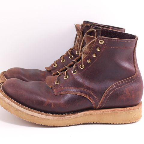 Nicks Lace Up Heritage in Horween Tan Waxed Flesh