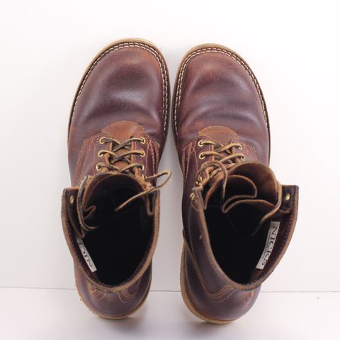 Nicks Lace Up Heritage in Horween Tan Waxed Flesh