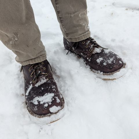 Nicks Lace Up Heritage in Horween Tan Waxed Flesh
