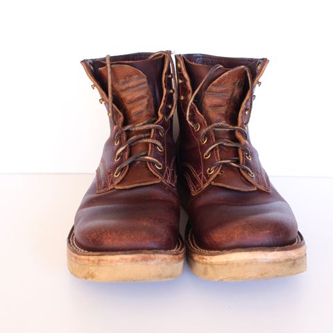 Nicks Lace Up Heritage in Horween Tan Waxed Flesh