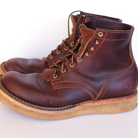 Nicks Lace Up Heritage in Horween Tan Waxed Flesh