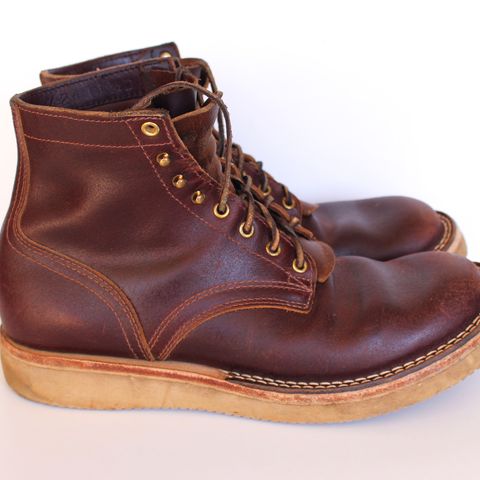Nicks Lace Up Heritage in Horween Tan Waxed Flesh