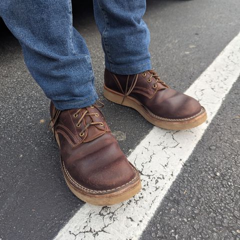 Nicks Lace Up Heritage in Horween Tan Waxed Flesh