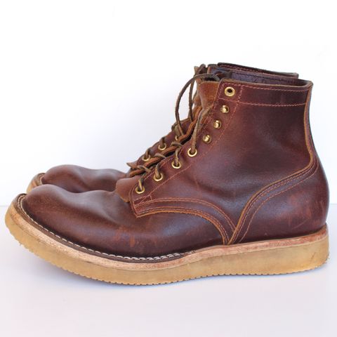 Nicks Lace Up Heritage in Horween Tan Waxed Flesh