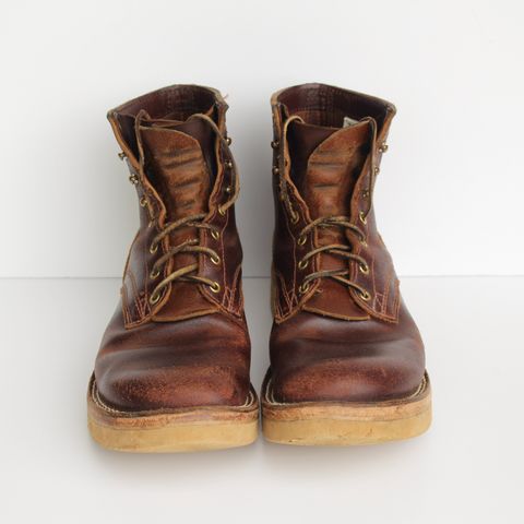 Nicks Lace Up Heritage in Horween Tan Waxed Flesh