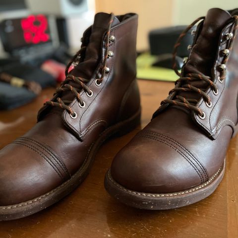 View photo of Red Wing Iron Ranger in S.B. Foot Amber Harness