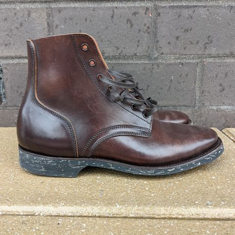 Clinch Yeager Boots in Brown-Overdyed Horsebutt