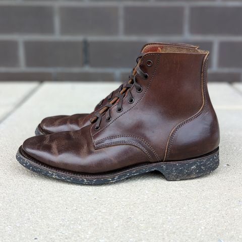 Clinch Yeager Boots in Brown-Overdyed Horsebutt