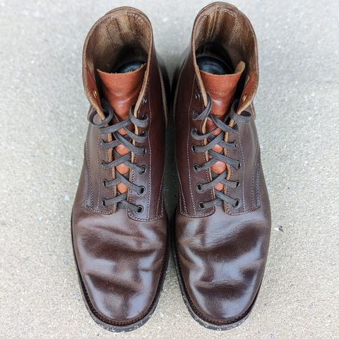 Clinch Yeager Boots in Brown-Overdyed Horsebutt