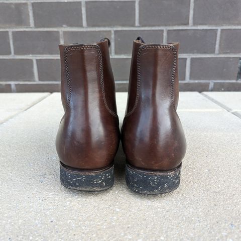 View photo of Clinch Yeager Boots in Brown-Overdyed Horsebutt