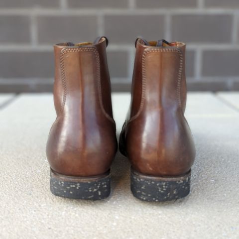 View photo of Clinch Yeager Boots in Brown-Overdyed Horsebutt