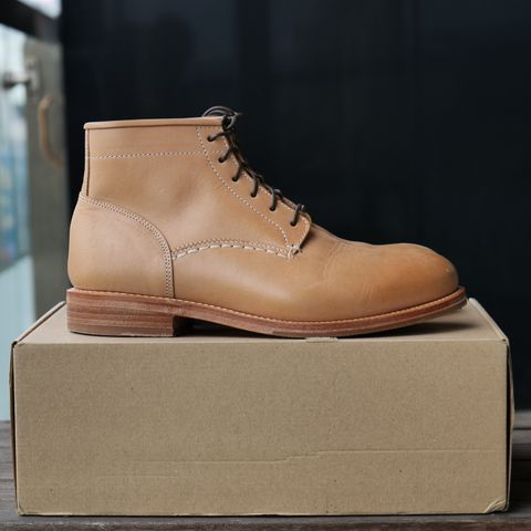 Butts and Shoulders The Classic Boots in Natural Leather