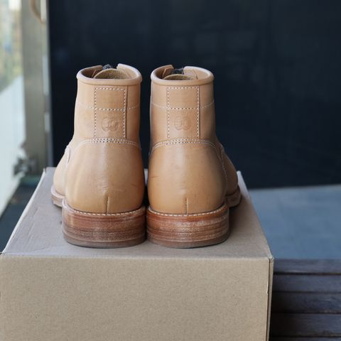 Butts and Shoulders The Classic Boots in Natural Leather