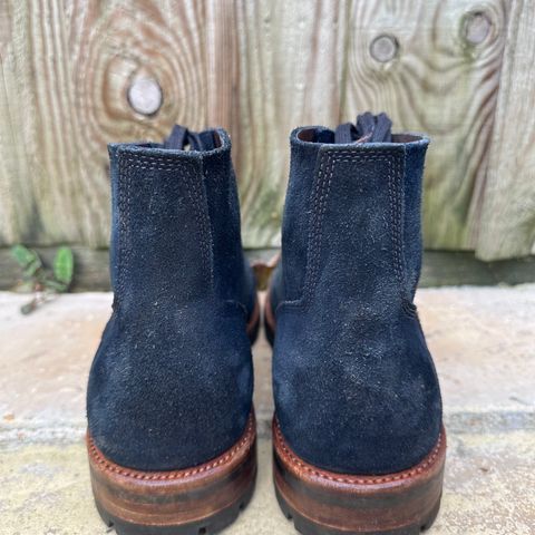 Oak Street Bootmakers Field Boot in Horween Natural Indigo Chromexcel Roughout