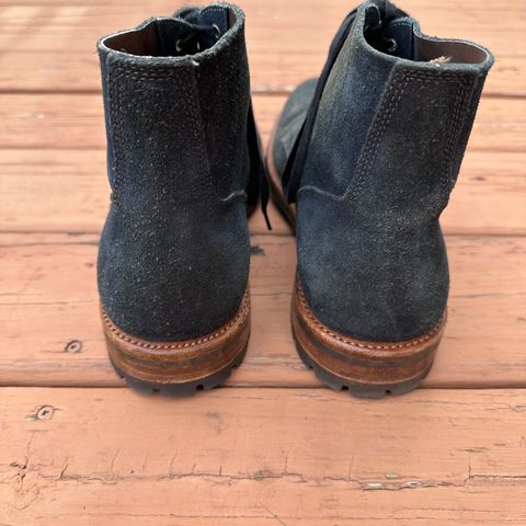 Oak Street Bootmakers Field Boot in Horween Natural Indigo Chromexcel Roughout
