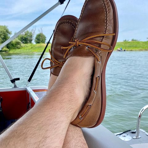 Rancourt & Co. Gilman Camp Moc in Horween Natural Chromexcel