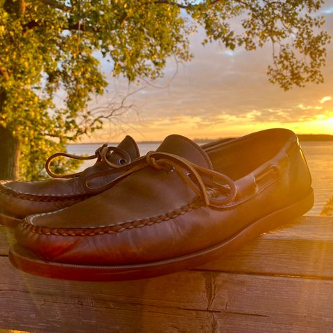Rancourt & Co. Gilman Camp Moc in Horween Natural Chromexcel
