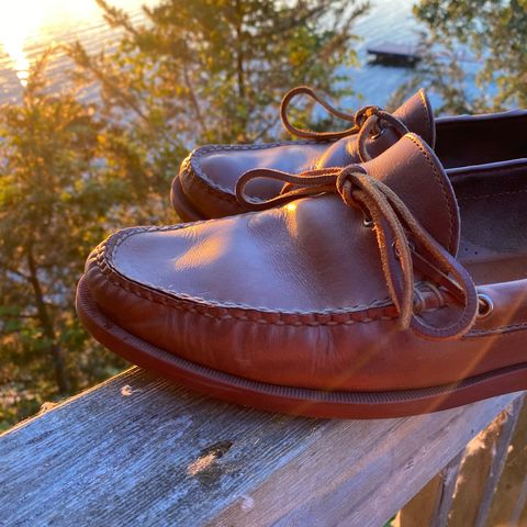 Rancourt & Co. Gilman Camp Moc in Horween Natural Chromexcel