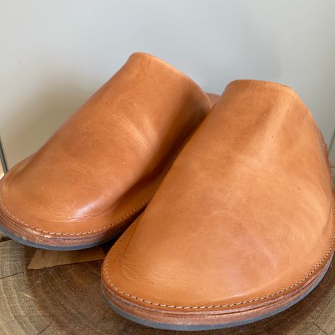 Viberg Slide in Horween Natural Dublin