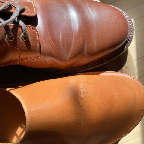 Viberg Slide in Horween Natural Dublin