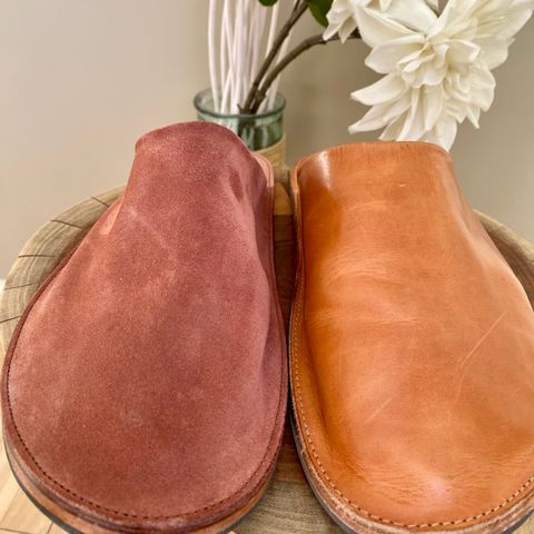 Viberg Slide in Horween Natural Dublin