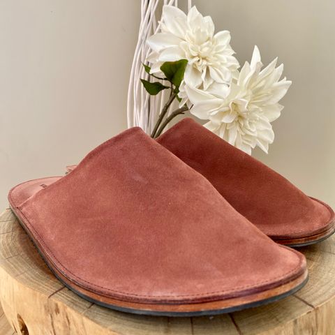 Viberg Slide in Terre Calf Suede