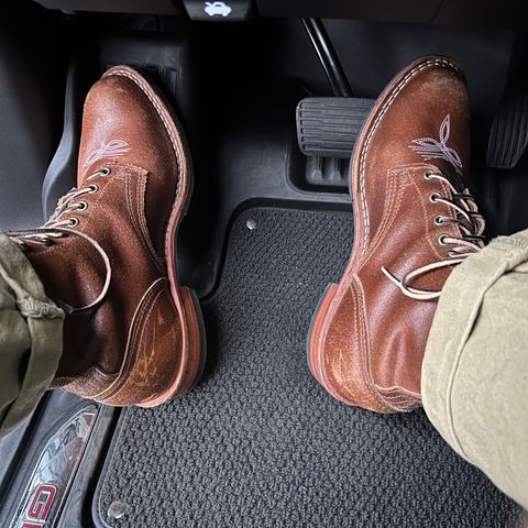 Nicks Packer in Ember Waxed Flesh